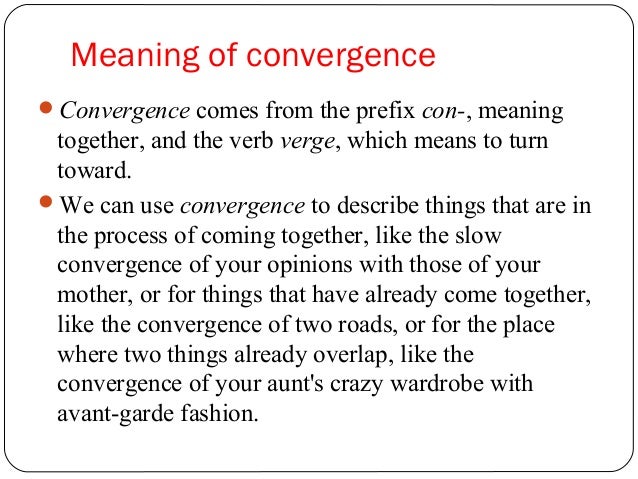 history of media convergence impact of new media convergence